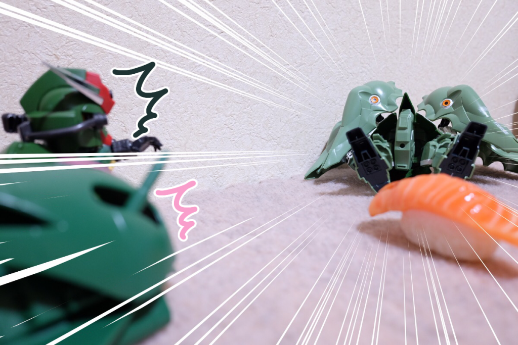 コマンド:*クシャトリヤが倒れたぞ!*
スシ:スシは悲しいです。