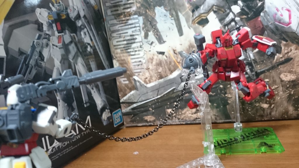 2連ビームキャノンから放たれる花火等を乗り越え、鉄から削り出されたガンダムハンマーを受け止めるメイジン

「はははっ やるねェアンタ、どうやらその機体使いこなしてるようだ」

「認めるぜパーフェクト使い」

「紅いガンダム、大切に使ってやってくれよな」ﾌｯ

「タツヤァァッ！！」

「何だったんだ今のは！！」

「バトルデータの記録もないし、ファイターもいない！まるで夢でも見ているようだ」