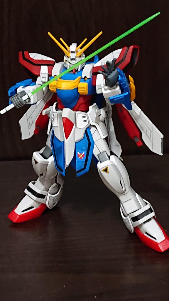 手首のジョイントを接着剤で太らせてビルドナックルに換装。