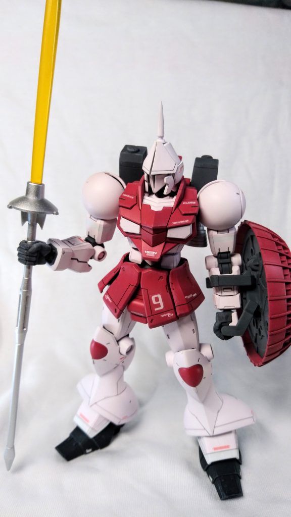 ランスを加工して、スピア風に。