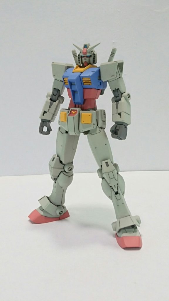 基本工作と足の裏を埋めた以外はほとんどストレートに組み立ててます。