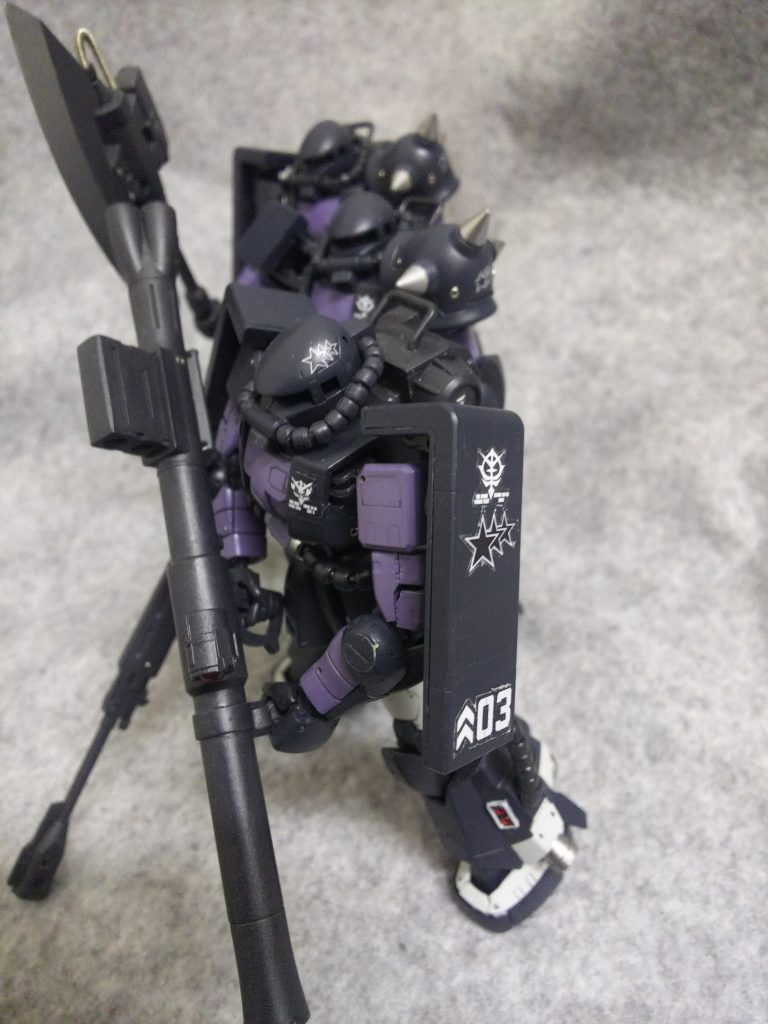 RGザク改造オリジン版黒い三連星–5枚目/制作者：みっつ