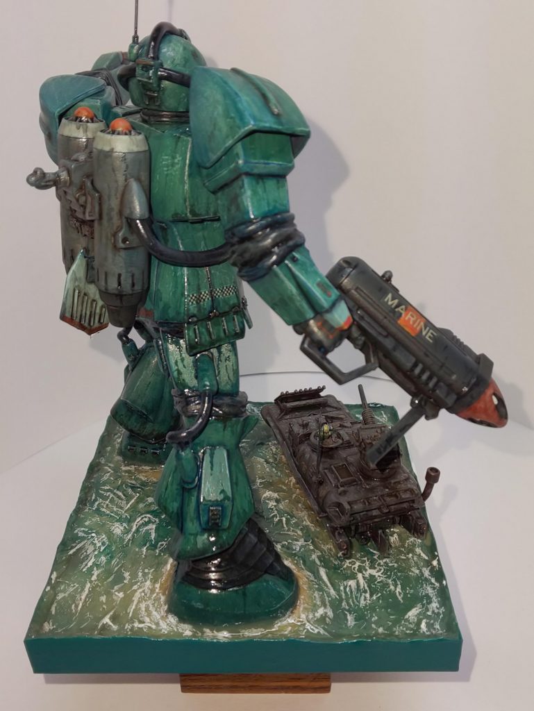 半分乾いた状態の濡れ表現の塩梅が とにかく難しく、特に水の切れ方に注力しました。