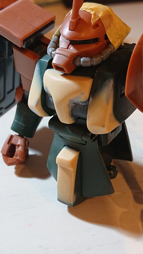 エポパテでモリモリに胸部のボリュームアップをしました。