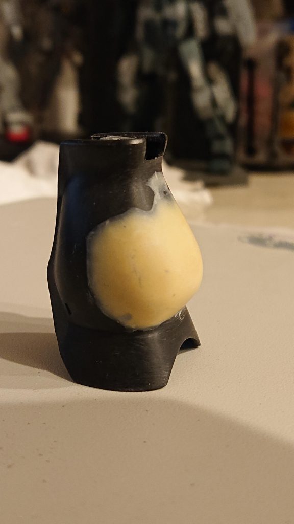 ふくらはぎはエポパテでボリュームアップ