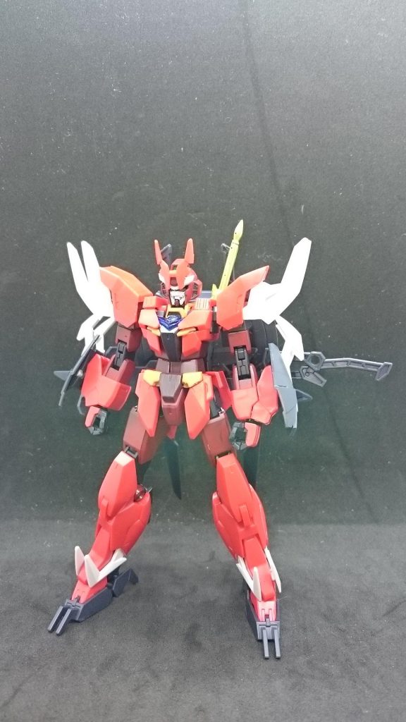 劇中で着た初アーマーのマーズアーマー(未塗装)を着せてみた