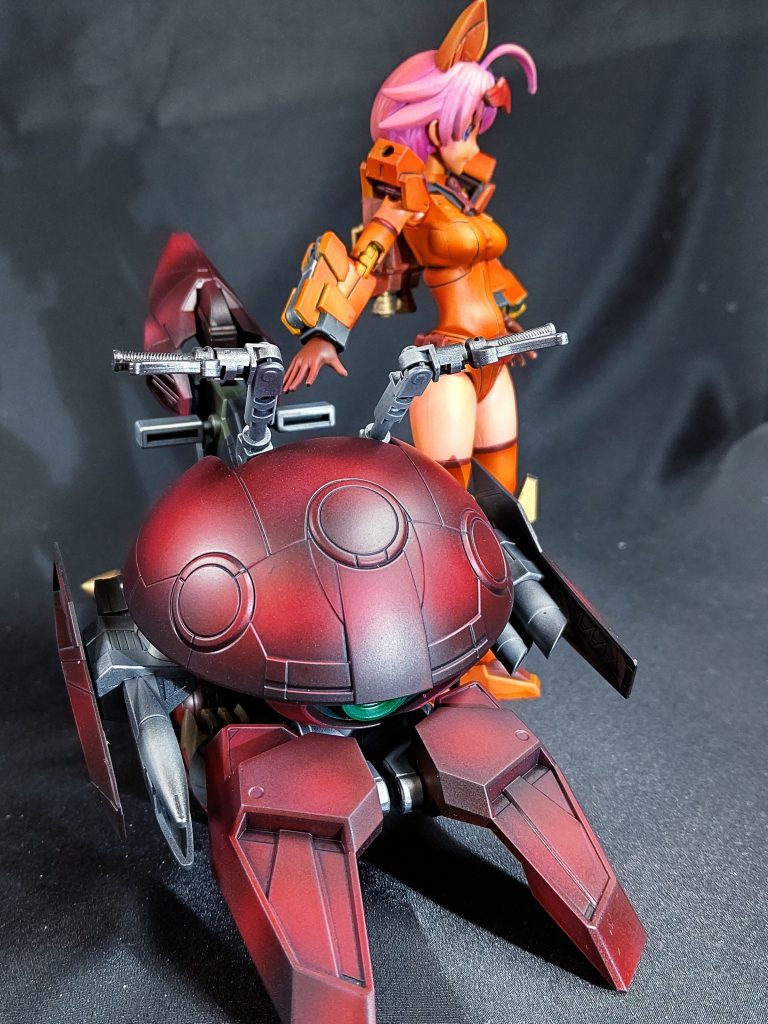 ウォドムマシンを茶赤に塗っていると
なぜかGブリに見えて仕方ない。