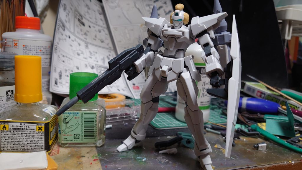 初のパテ盛りでフィーリングに頼ってばっかでした。