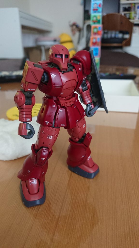 墨入れ、デカール貼り