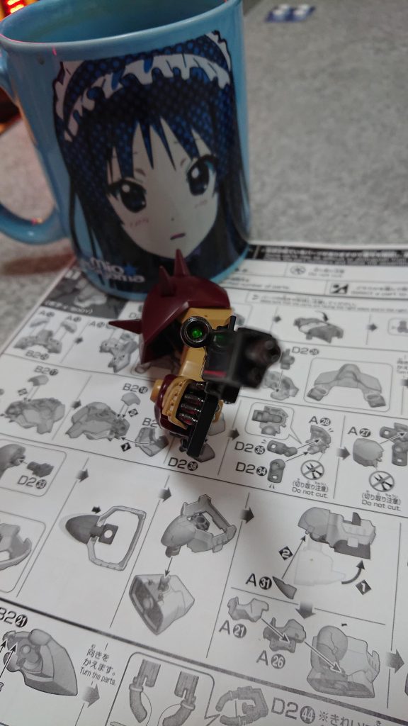 ビームライフルのサイトもVCドームに。