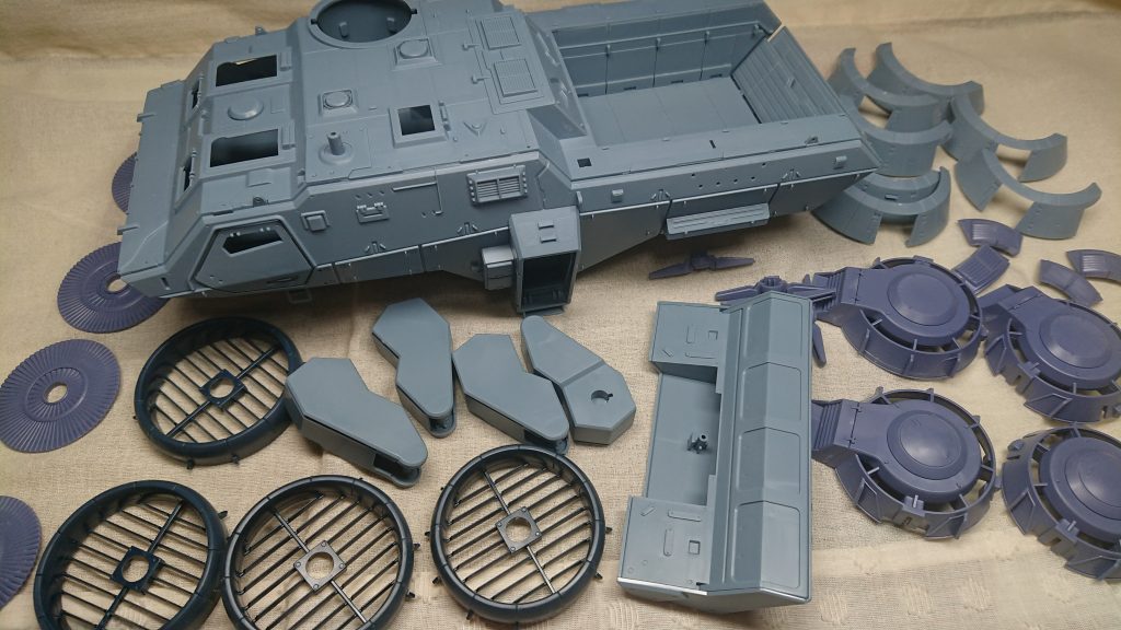 各パーツの表面処理を。