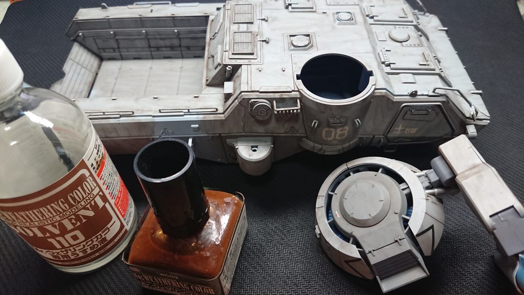 ウェザリングカラーを重ねて色味を追加。最後まで見て頂いてありがとうございます。