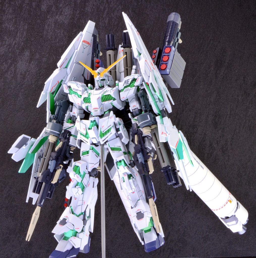 MG ユニコーンガンダムVer.ka アームド アーマーDE レッド×3 グリーン 