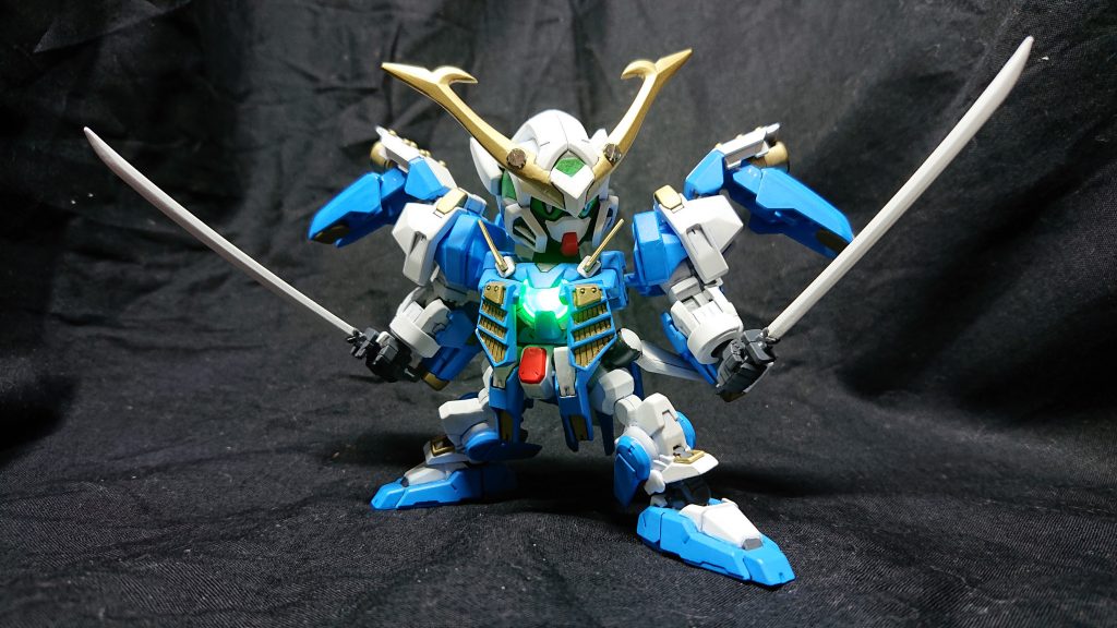 閲覧ありがとうございました!オリジナル武者としては、初めての完成品になりました。我ながらカッコ良く作れたかなと思っています。