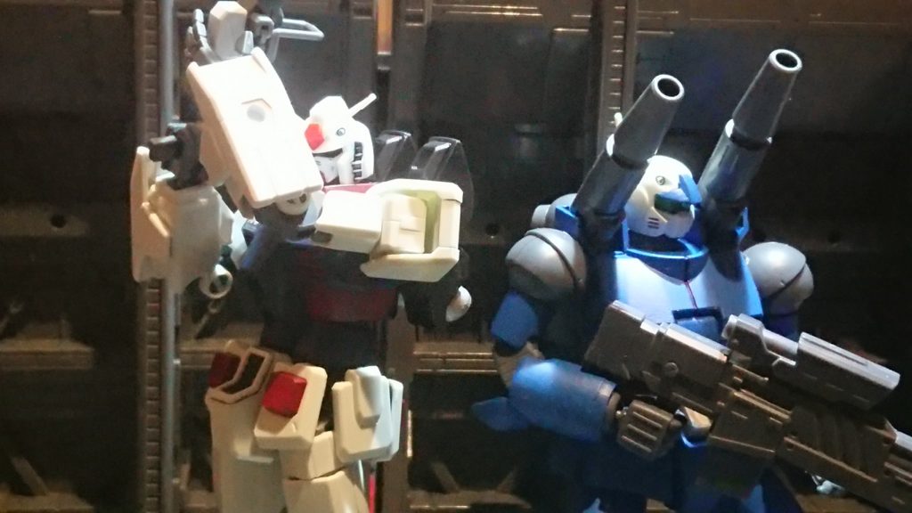 前回のガンキャノンとともに。
歴戦のベテランパイロットと共に戦場を駆けるモビルスーツ