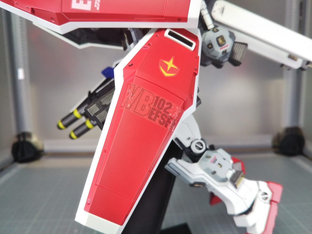 おうちdeデカールにて自作デカールしてみたものの上手く貼り付けられなかった。。。