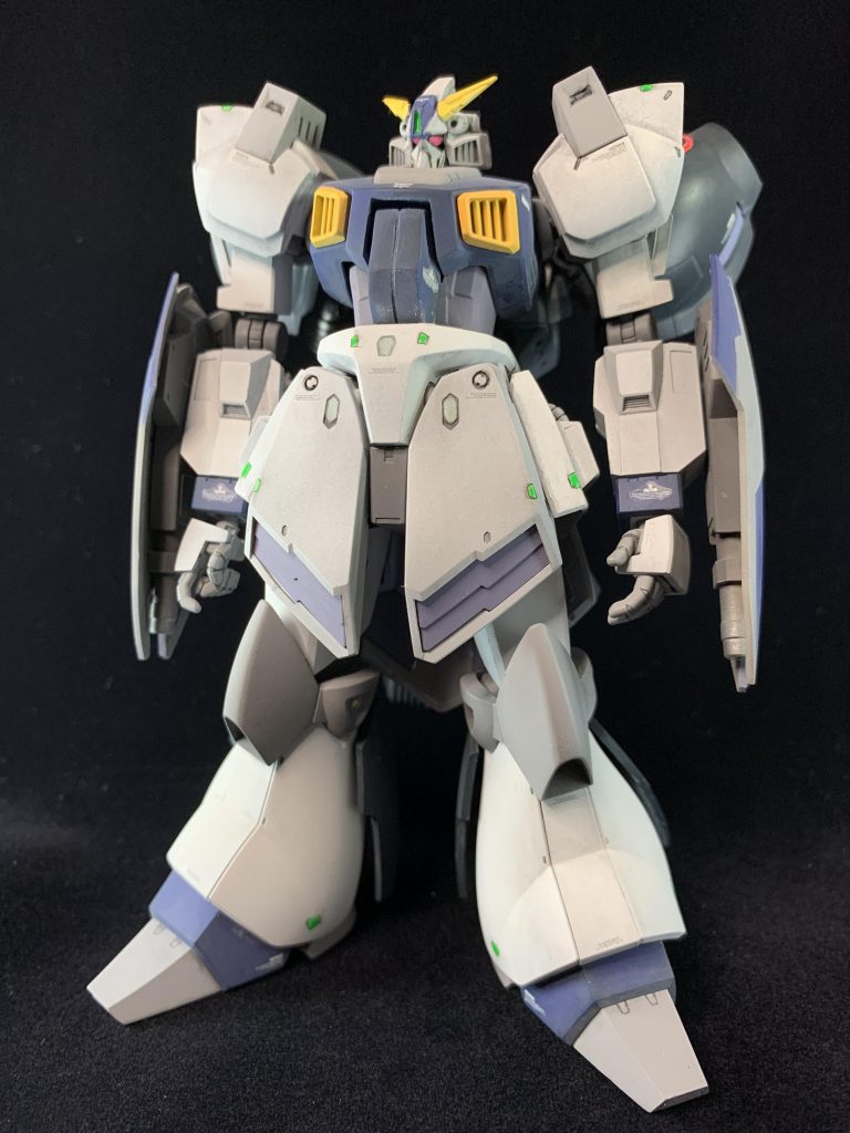 *頭部・胴体上部：*ディジェ
*肩：*ガルバルディβ
*腕・胴体下部・脚部：*ガルバルディリベイク