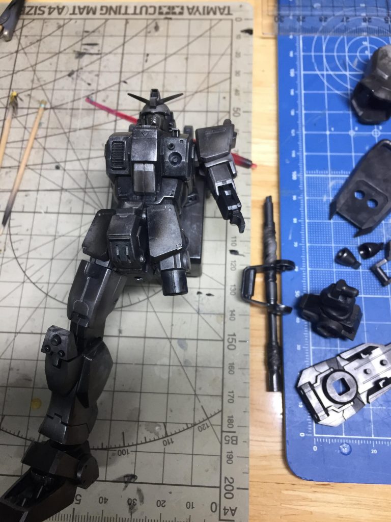 ドライブラシ後に