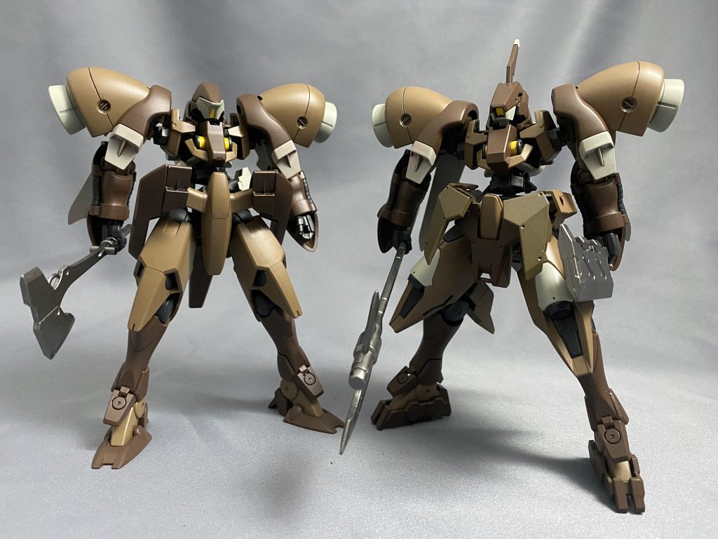 勢い余って二機も作っちまったわぃ!というどこかの五つの星のマイトの如く、量産型好きの血が騒いでしまった結果がコレです。