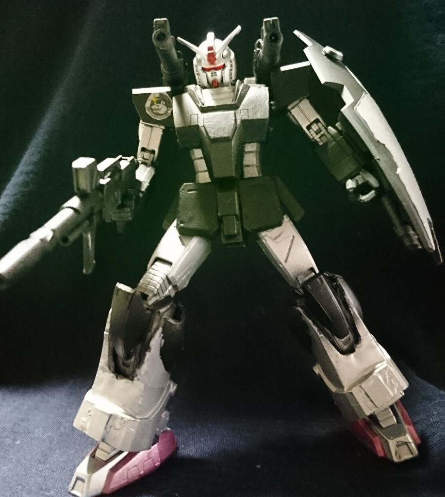 武装的に砲撃や狙撃はファング２かなと思ったのですが隊長機なんでファング１へ
増加装甲は試験型なんで胸部と足だけ　