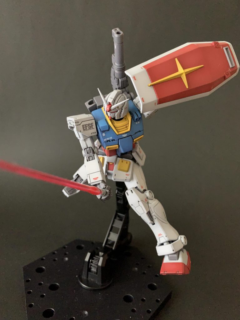HG1/144 ガンダム(THE ORIGIN版)–4枚目/制作者：ta_c