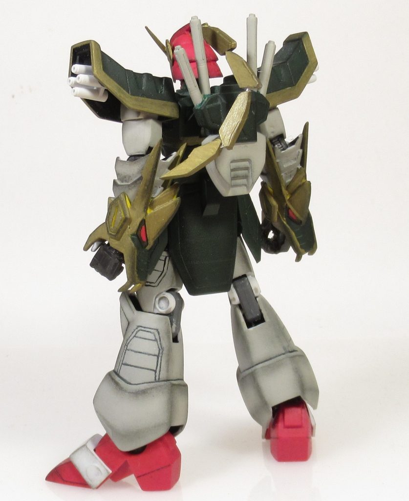 弁髪はプラ板で作成してアルミ線通して可動でるようにしました。