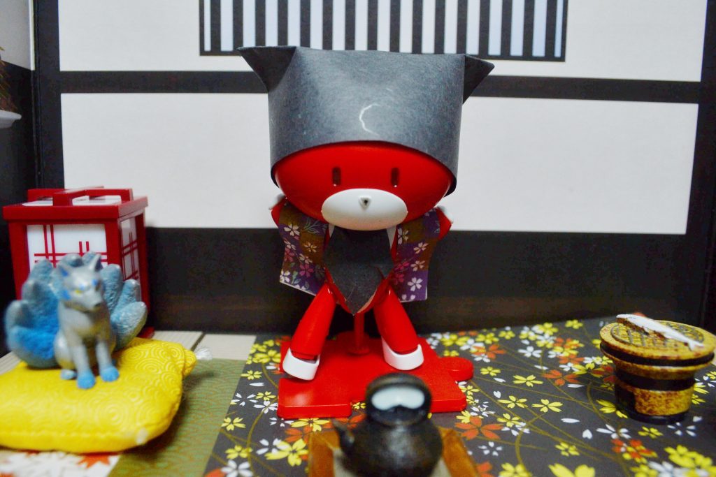 なので、顔の前後を変えるといつものプチッガイフェイス。