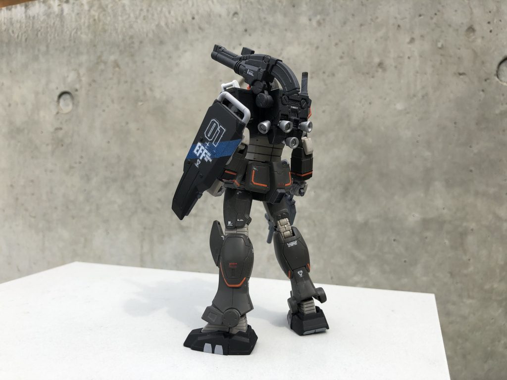 黒に青ラインを小隊マークにします。