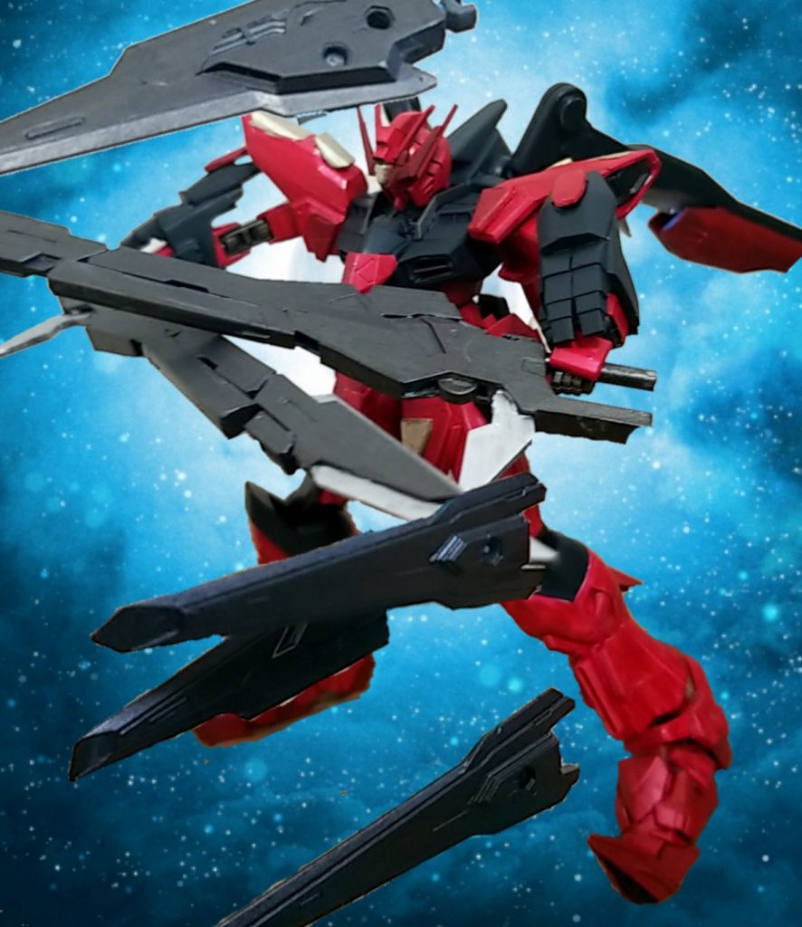 ビヨンドドラグーン
レジェンドガンダムのドラグーンを応用して作られた
本数は減っているがこれは地上圏でのデッドウェイト化をなるべく避けるためのものである
ストライクフリーダムのスーパードラグーンはやや扱いづらい面があったので扱いやすさを向上させたレジェンドガンダムのドラグーンがモチーフにされた
普段はサイドスカートとリアスカートにマウントされている