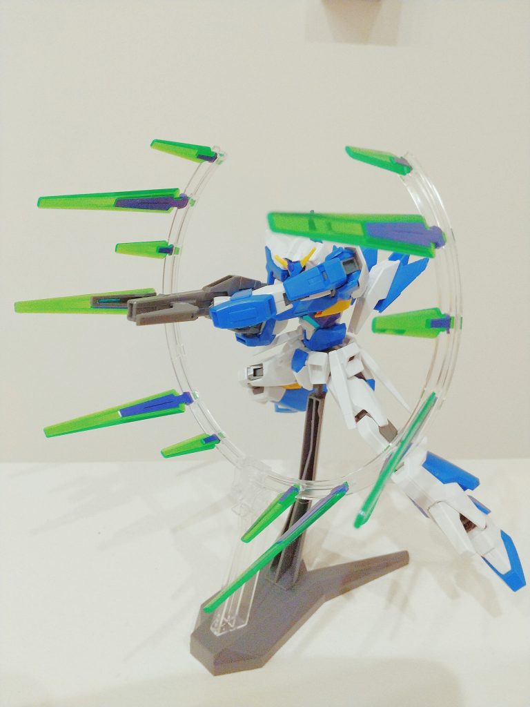 ファンネルはこのような接続もできますが、これはかなりファンネルがポロポロ落ちます。正式な接続はアピールショット3、4の方法です。が！このファンネル、めっちゃカッコ良いですよね？笑笑