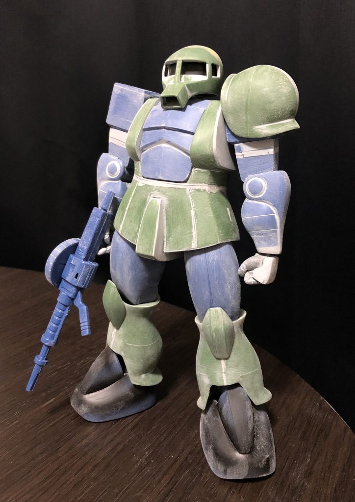 捨てサフ→ヤスリがけ後の状態。