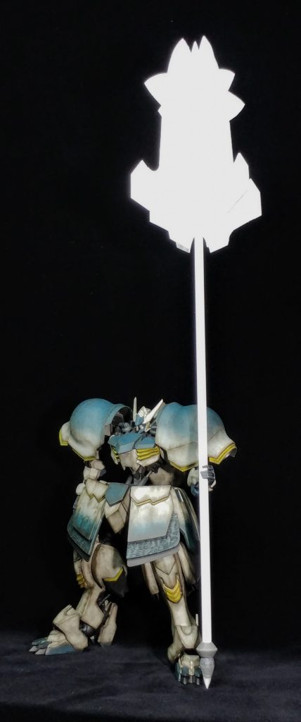 超大型武器のメイスはプラ板で形まで出来ましたが完成に至りませんでした（笑）

締切後になりますが、デカール含めしっかりと完成させたいと思います！