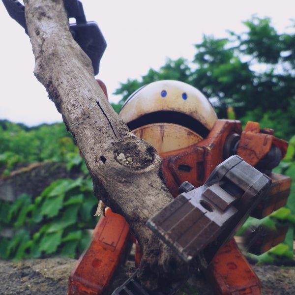 週末モデリングはハロローダーで！パチ組仕上げでどこまでリアルに仕上がるか？