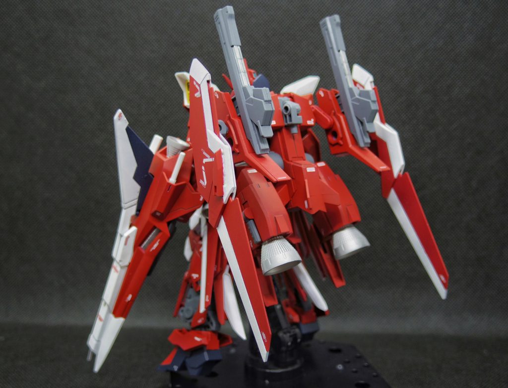 バックショット
メガライドランチャーに、ZZⅡのキャノンなどを追加。