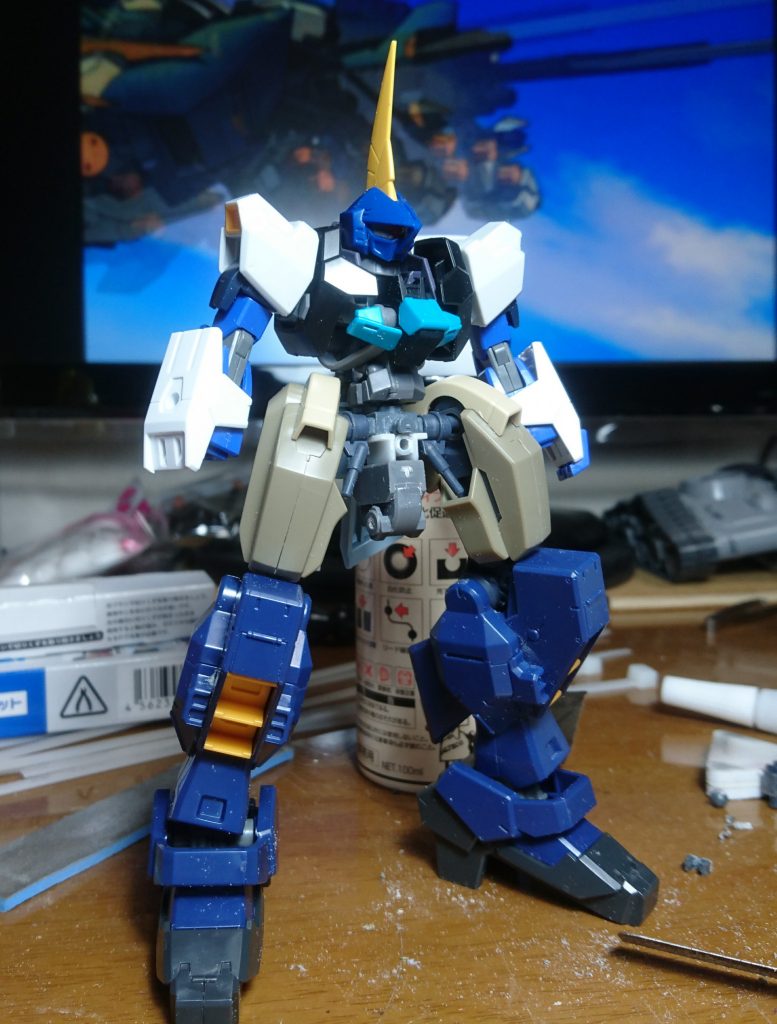 我ながらたくさん混ぜましたが
股間部はちょっと工夫しました。