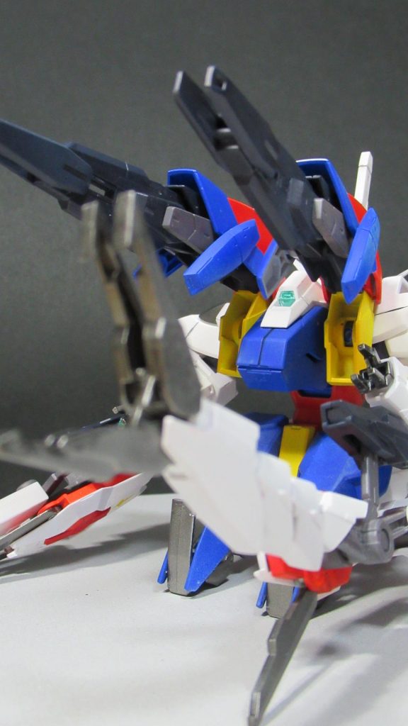 タンク形態です。
青を主体としたガンタンクカラーに仕上げました。