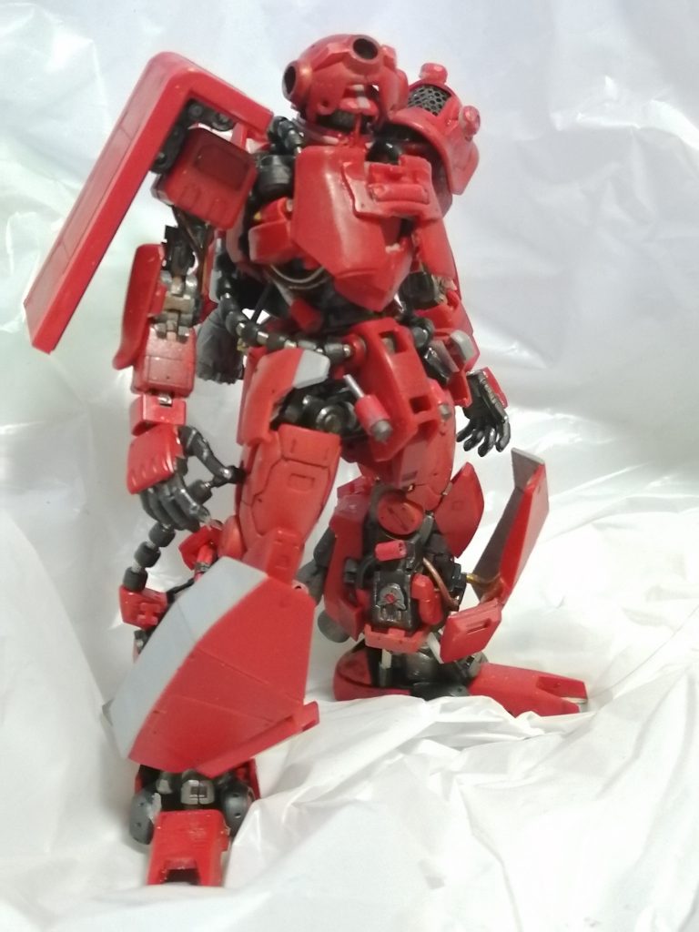 ライデンのパーツを組み換え加工してプラ材料などなどで作りました。