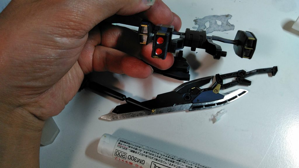 実はこの武装、他のHGBCと同時並行で製作していたため、記録写真があまりありません…残念（泣）