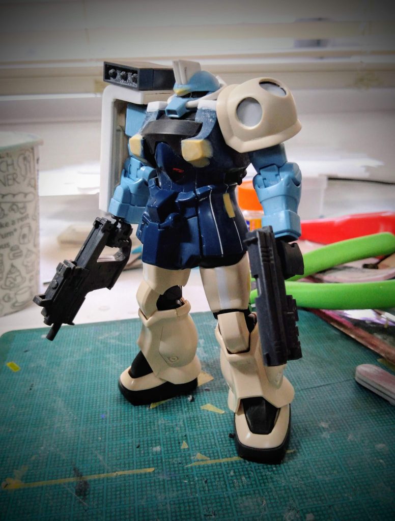 その他諸々いじってプロポーションの基本が整ったところ。
こっからが大変なんですがw