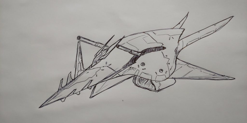 taka06Rさんがイラストを描いてくれました!!
このイラストで、カナード付けたりと方向性が固まっていきました。
タカさん、ありがとうございました!!
m(_ _)m