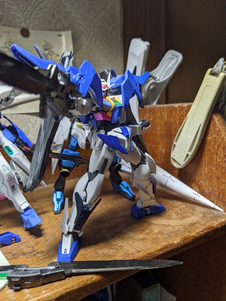 ビームライフル
標準的な射撃武器GNソードⅡとは違い単純な射撃性能向上が上がっている