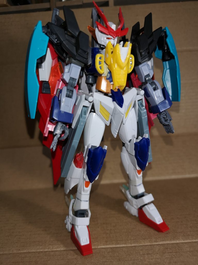 塗装前正面
この状態だとミキシングパーツがわかりやすいかな~