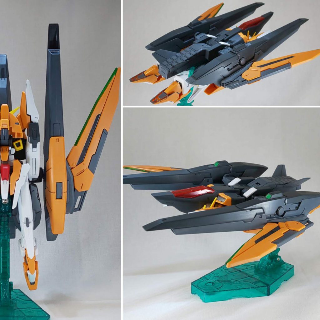 飛行形態にモードチェンジ、GNキャノンとGNミサイルで制圧攻撃！