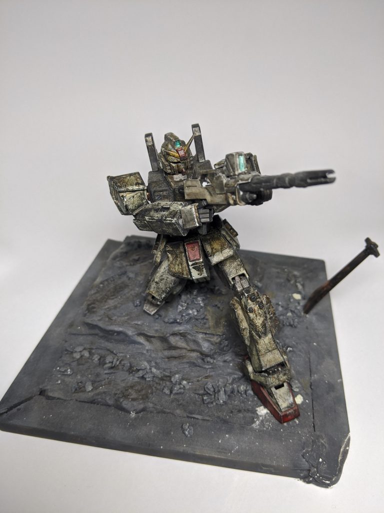 ビームライフル両手持ち
180mmキャノンもいいけどやっぱ僕はこっち派です。