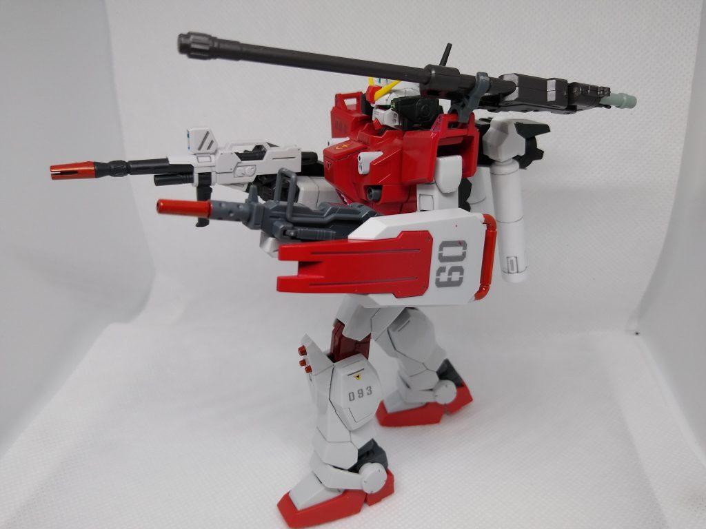 ３番機。ロケットブースターを装着してます。