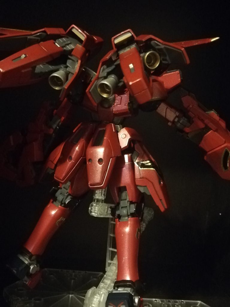 背面ブースト展開してます