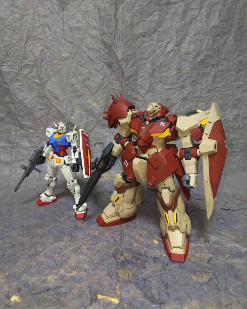 HGガンダムビヨンドとツーショット