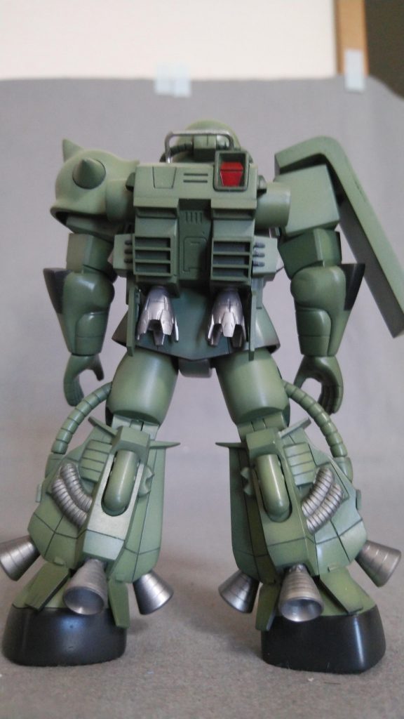 燃える男の背面です（笑）