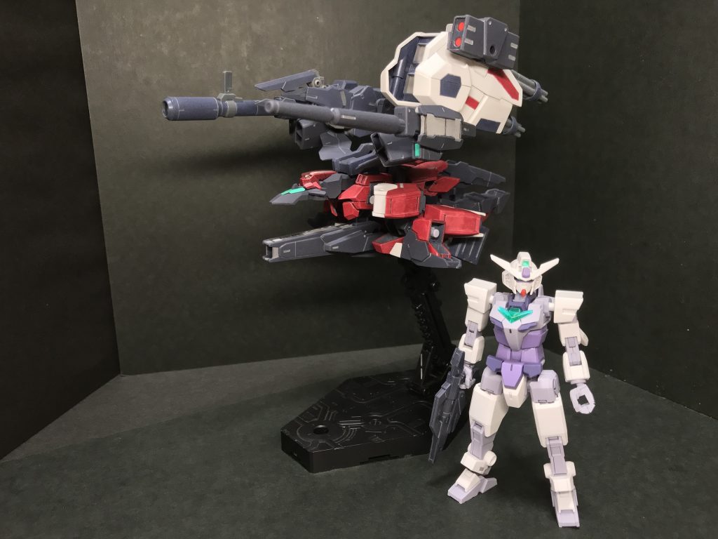 コアガンダムとヴィートルーユニットデストロイ

コアガンダムは口だけ赤色に変更しました。
単体だとなんか色バランスがおかしい・・・