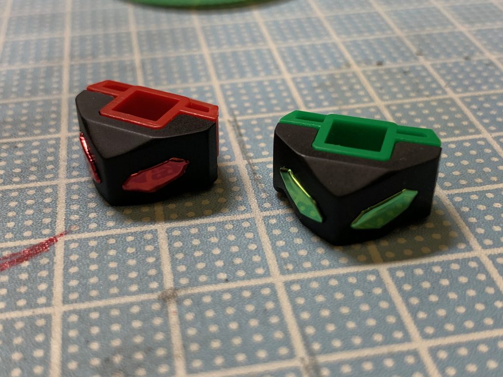 カメラアイにはラピーテープを貼りました